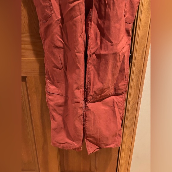 Duluth Trading Dry on the Fly overalls women's Size 8 Burnt Orange - Picture 4 of 9